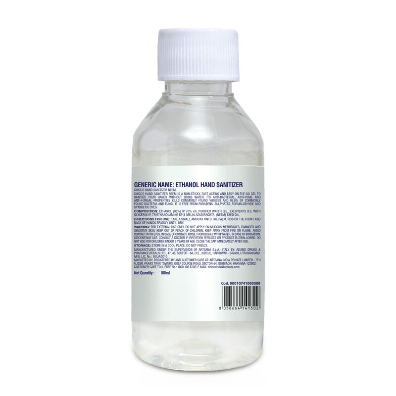Chicco Hand Sanitizer Neem image number 1